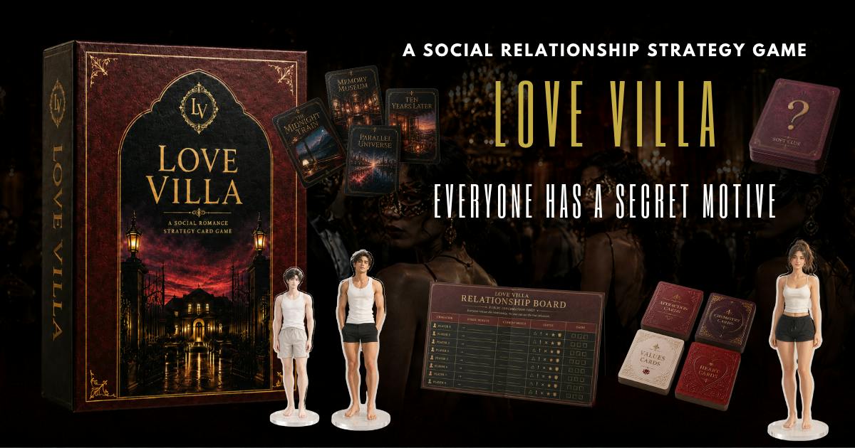 LOVE VILLA: A Social Romance Strategy Card Game