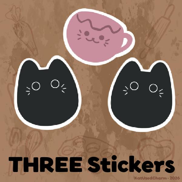 3 Stickers