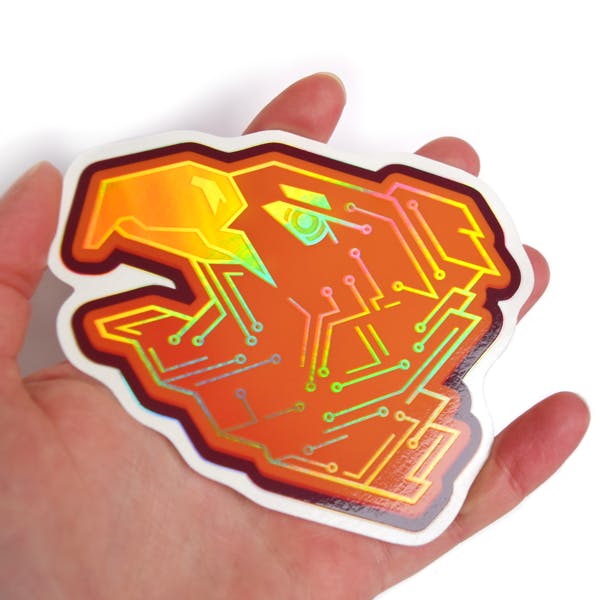 Selective Holographic Cloud Sticker