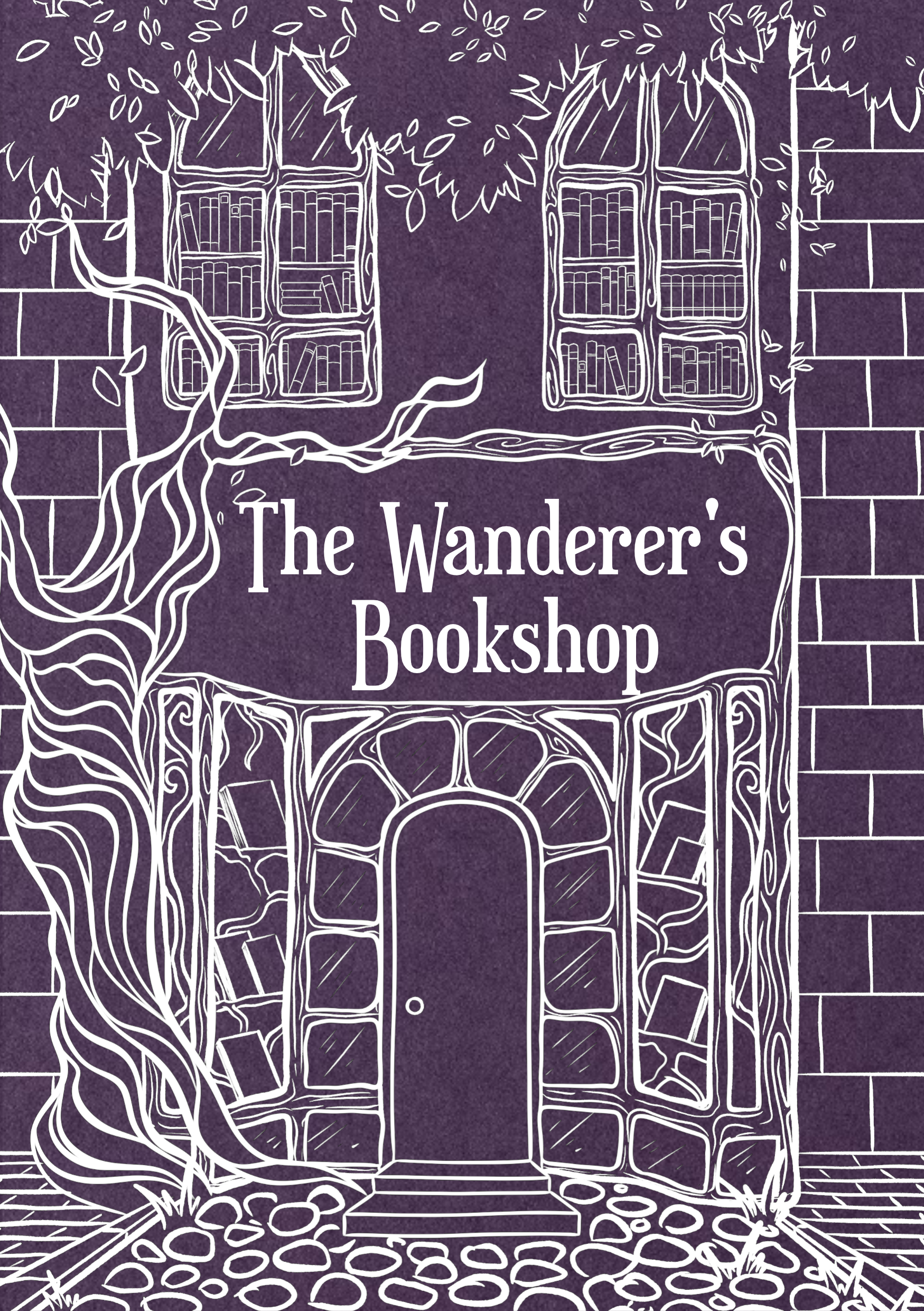 The Wanderer's Bookshop Title on Front Cover