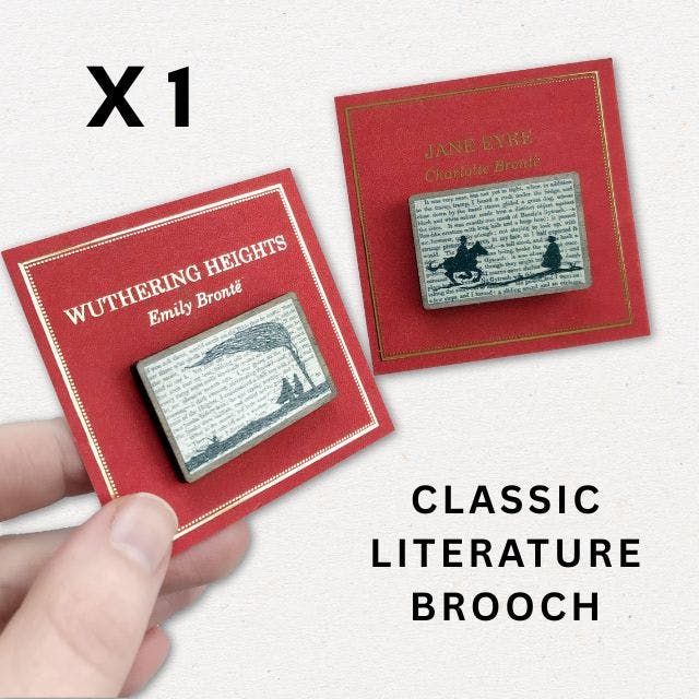 Classic Literature Brooch
