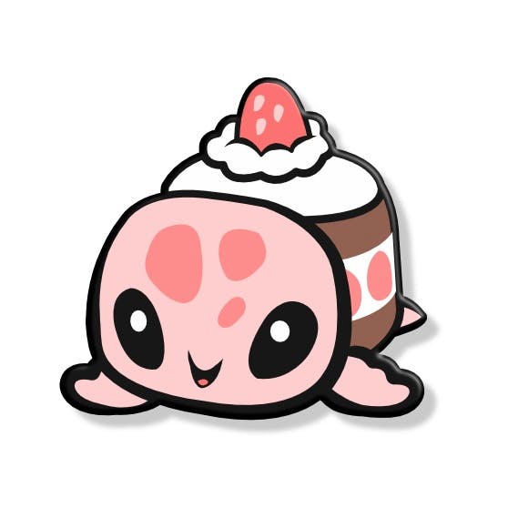 Early Bird Mini Berry Chocoturtle Pin
