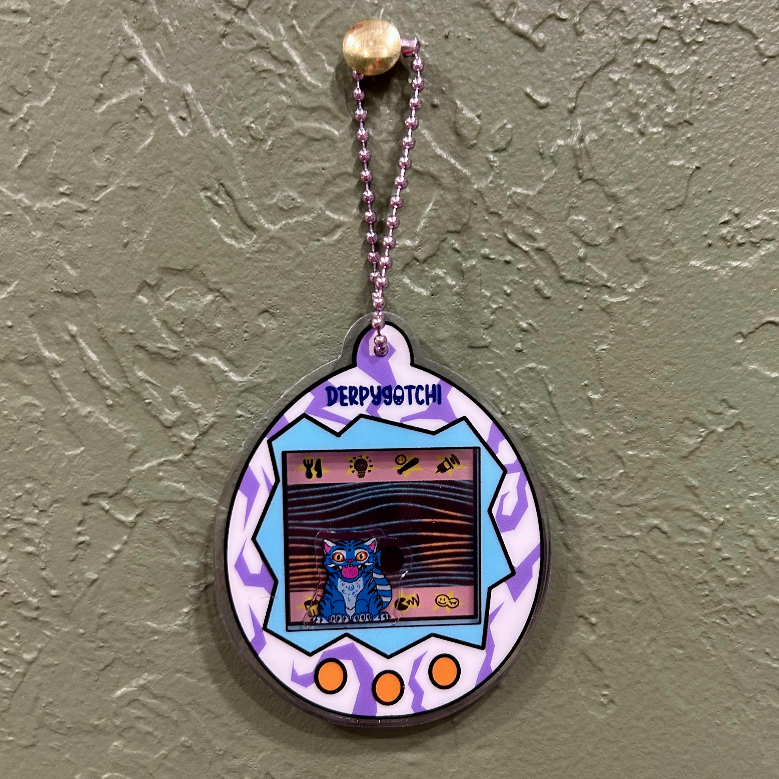 Shaker Keychain: K-Pop Derpy-Gotchi