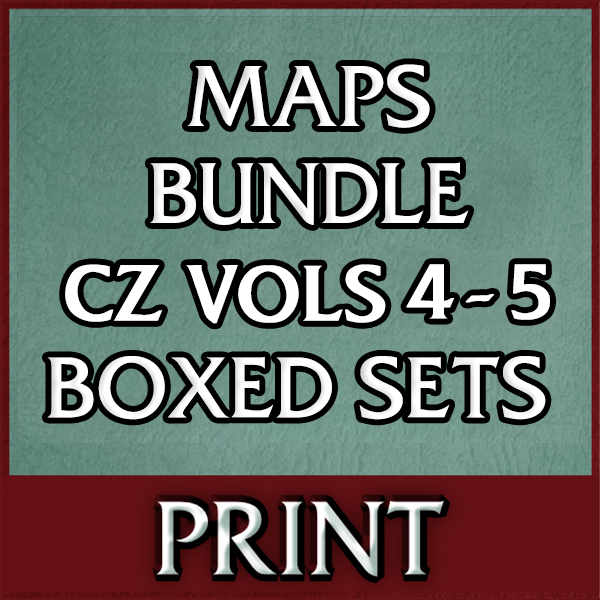 CZ Vol 4-5 Maps Bundle - Both Boxed Sets (Print)