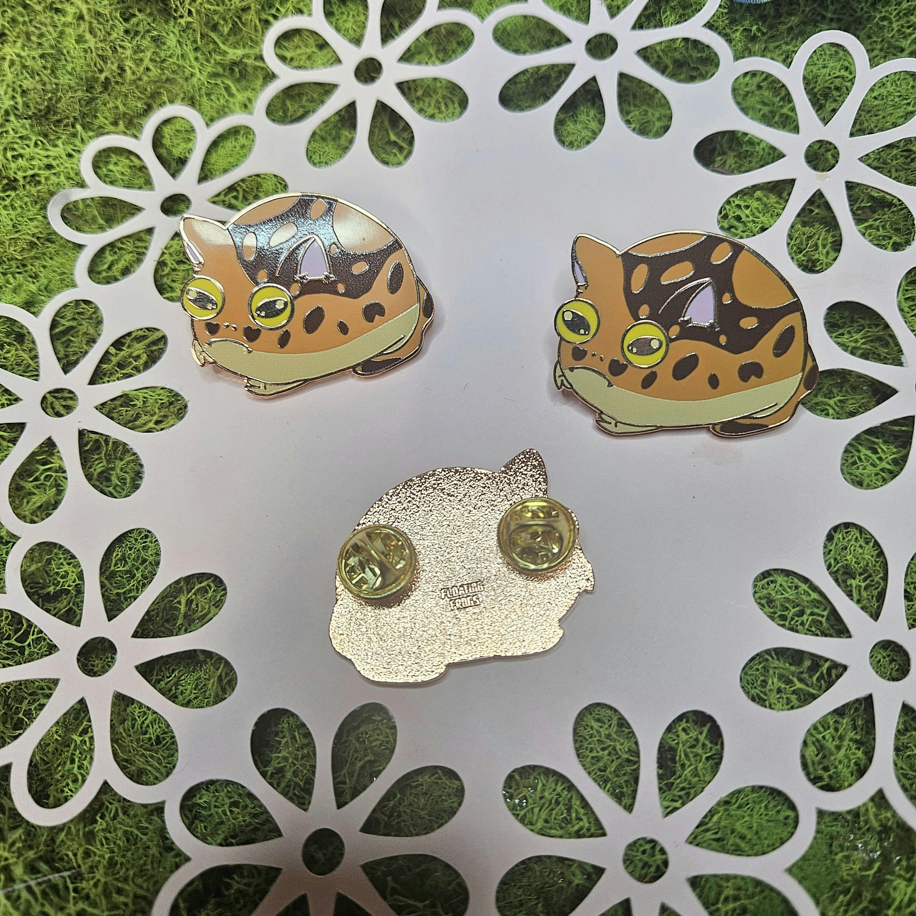 Cat Frog Enamel Pin
