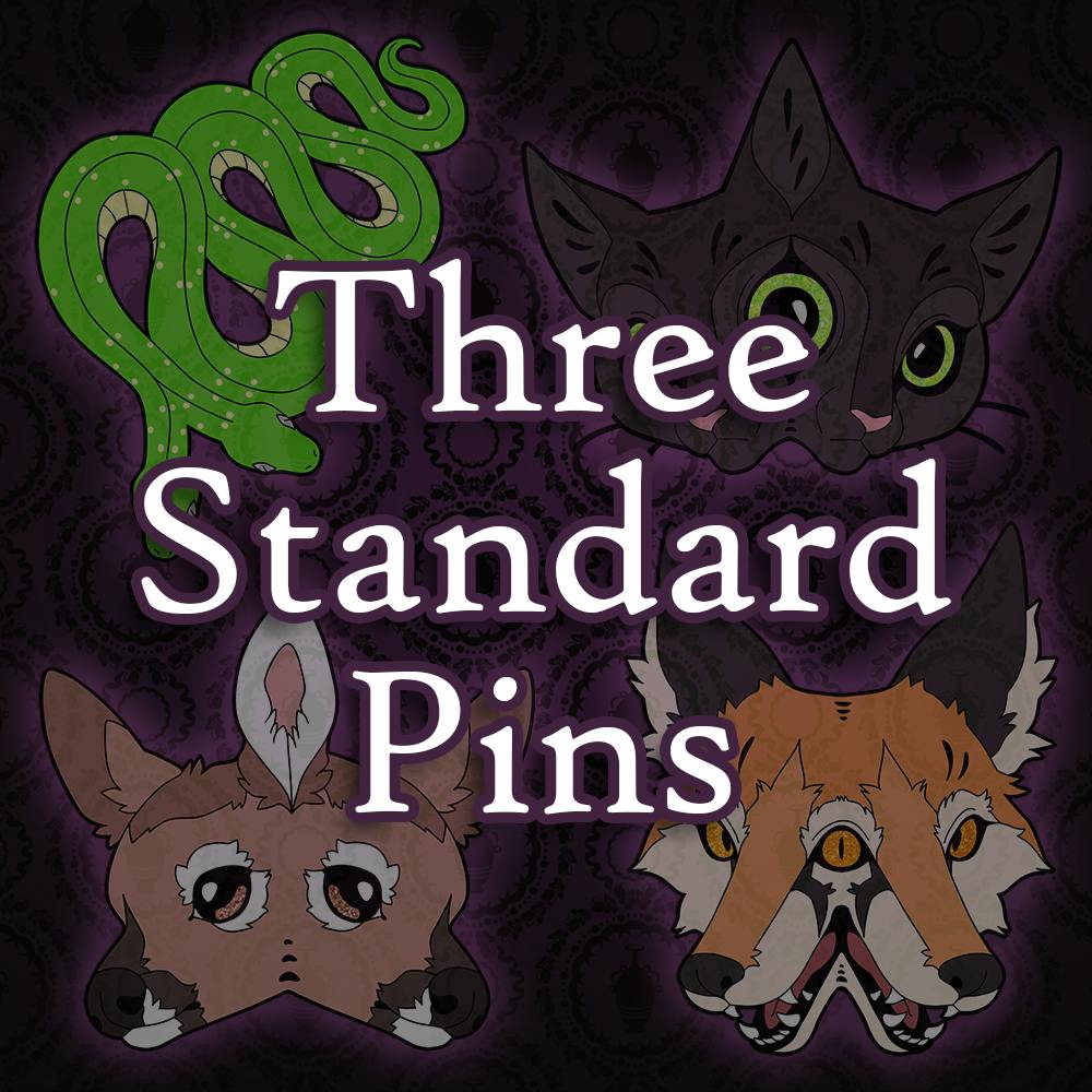 3 Standard Pins