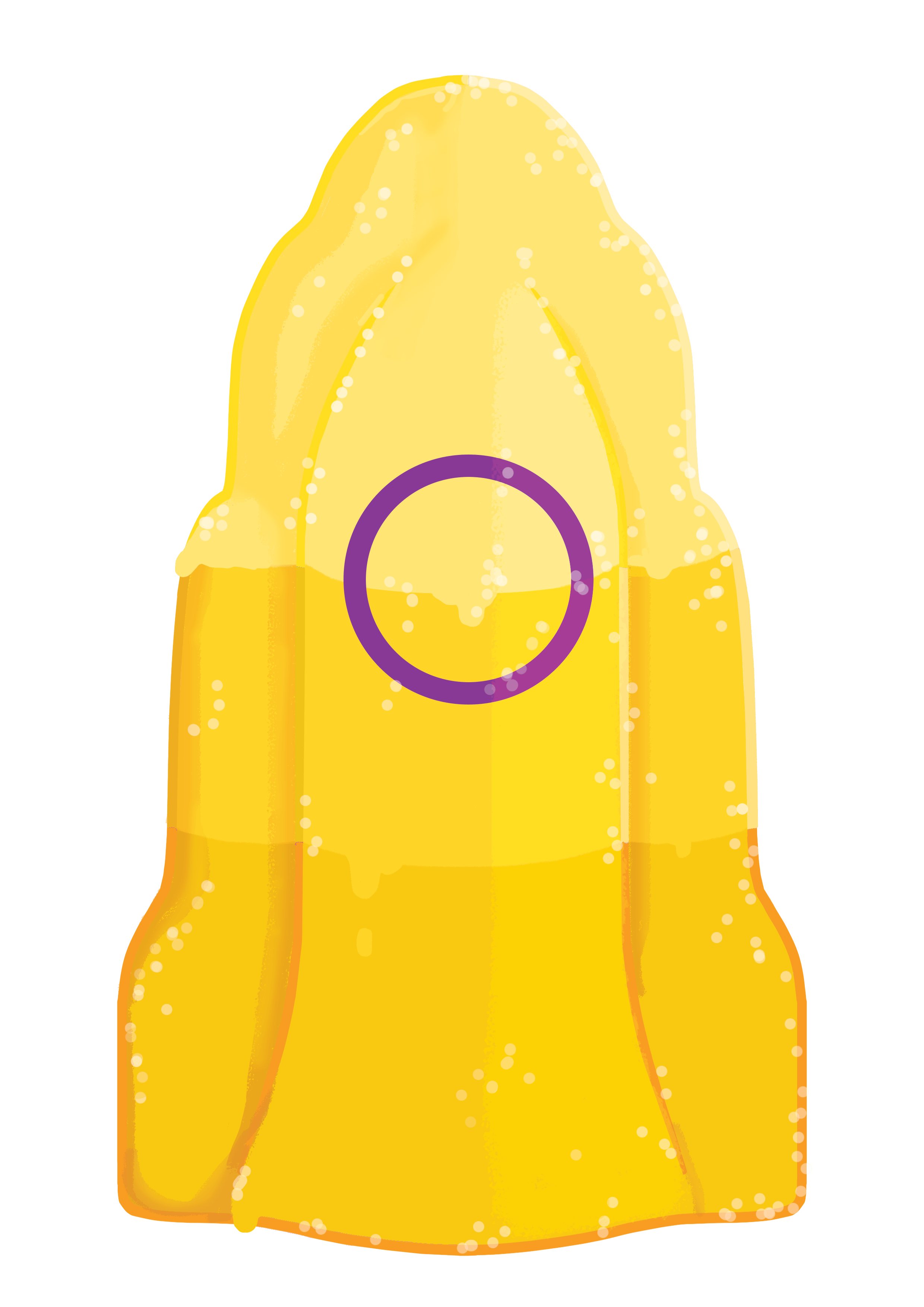 Intersex Lolly Keychain