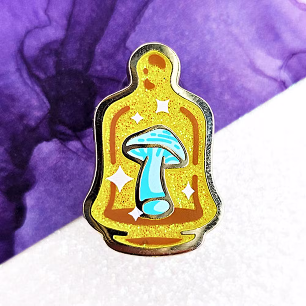 "Shroomie Specimen" Enamel Pin
