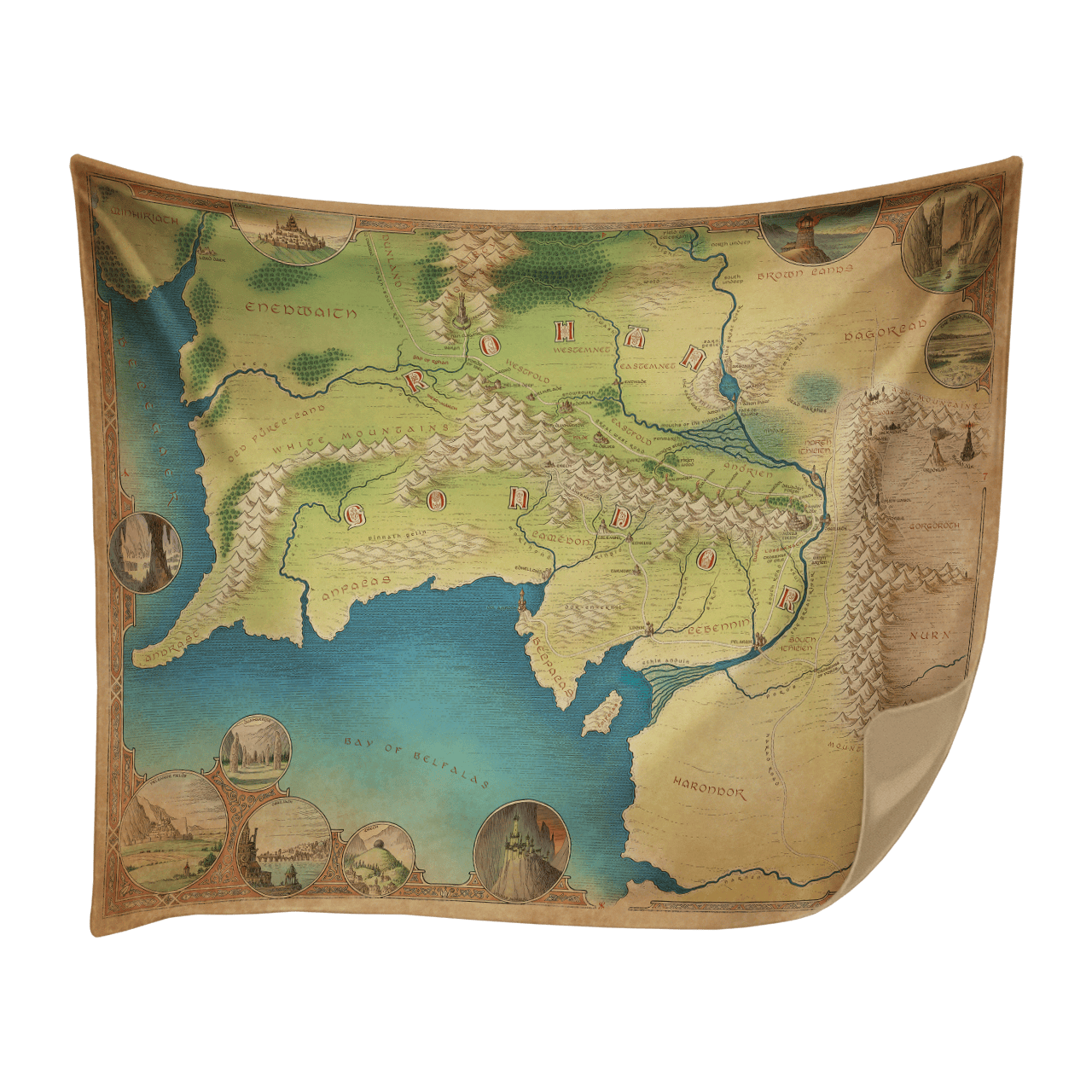 Rohan & Gondor Cloth Map