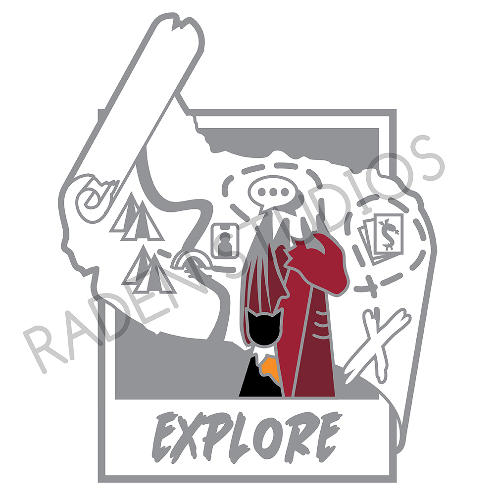 Con Adventurer Series - Explore (A-GRADE PIN)
