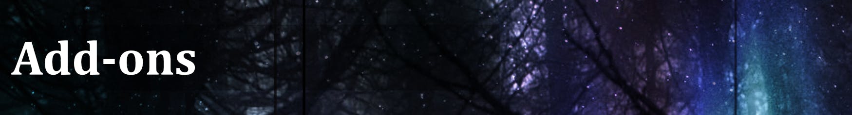 Add-ons
