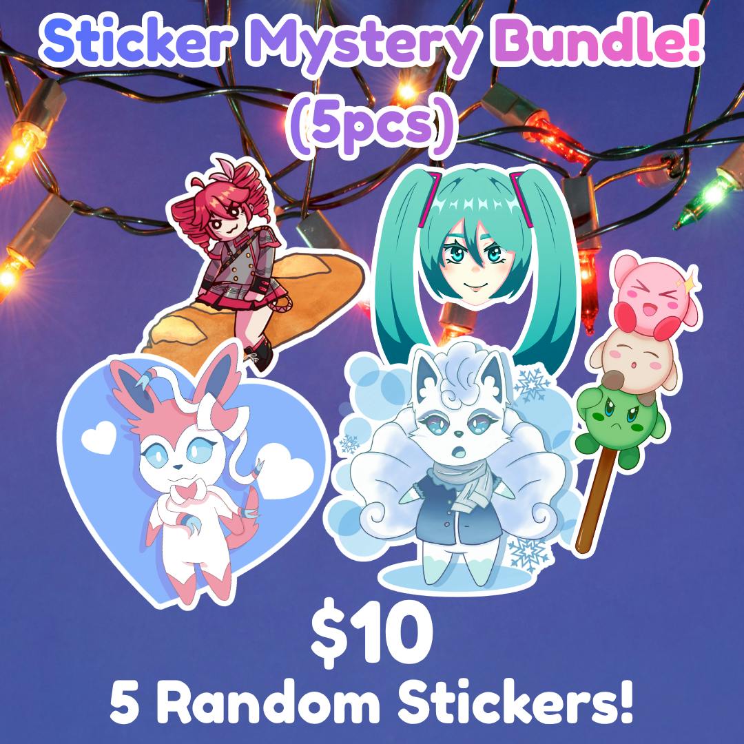 Sticker Mystery Bundle (5 Stickers)