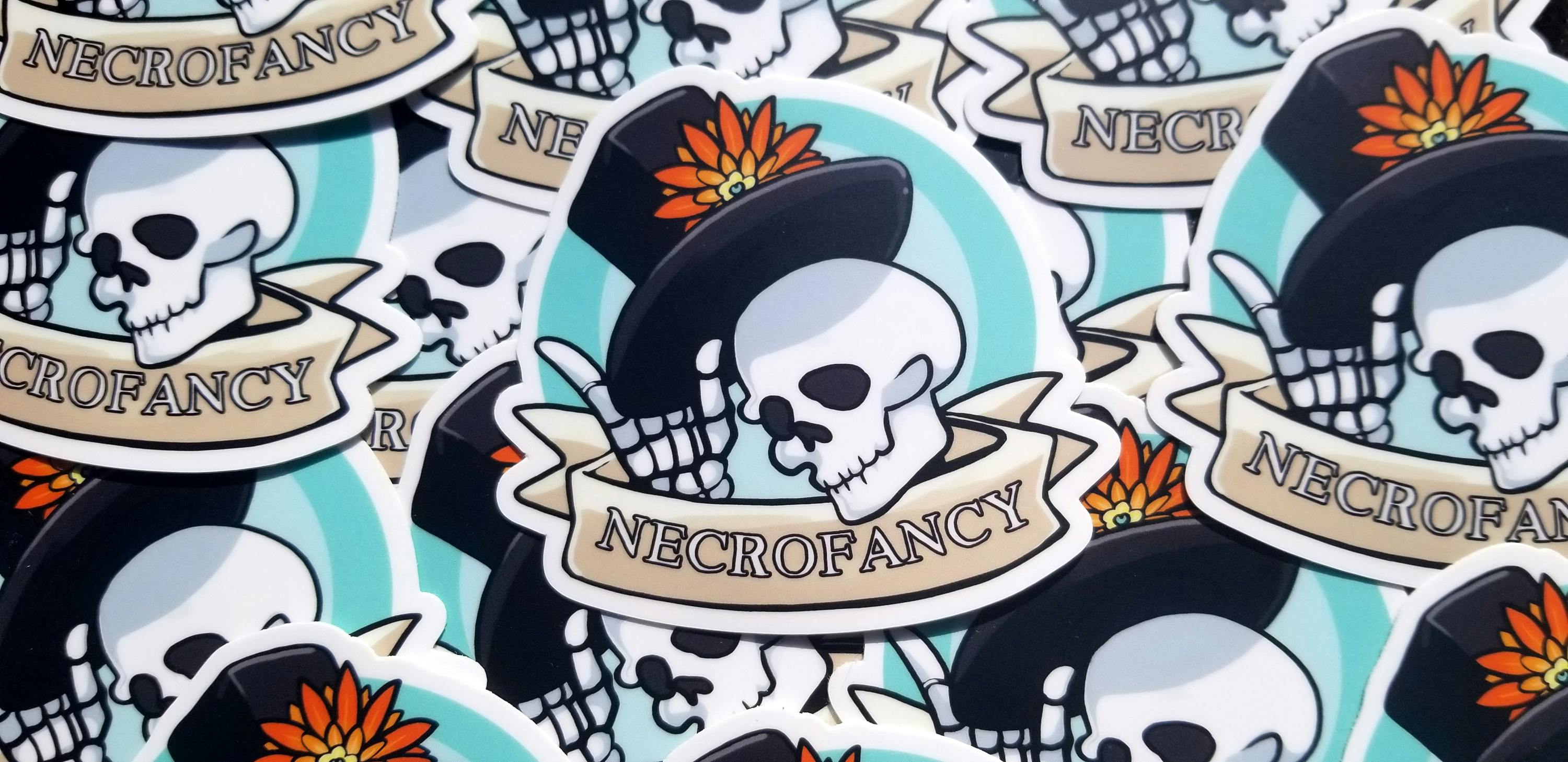 Stickers for Necromancers - 4 necromancy stickers