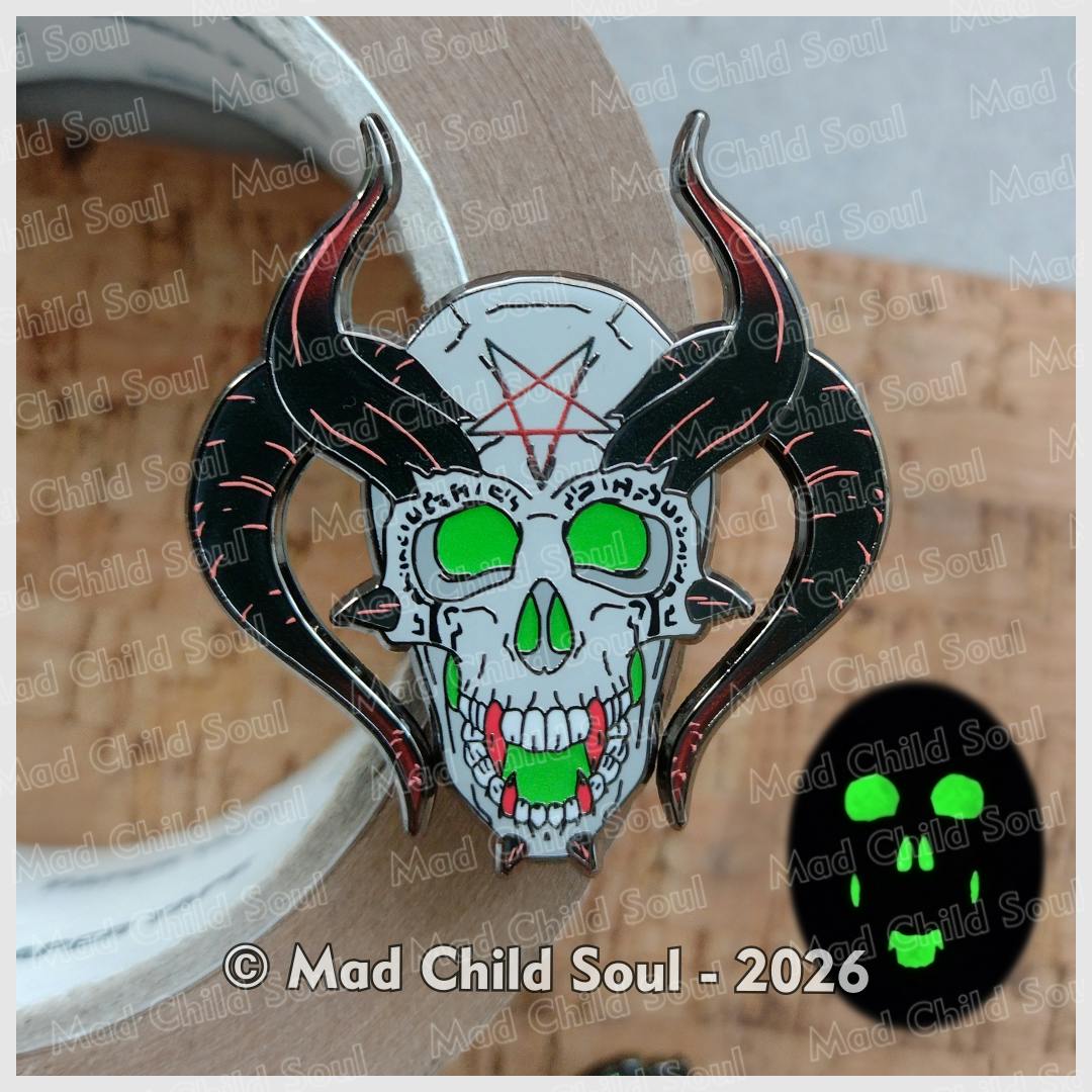 1x PIN : Demon Skull