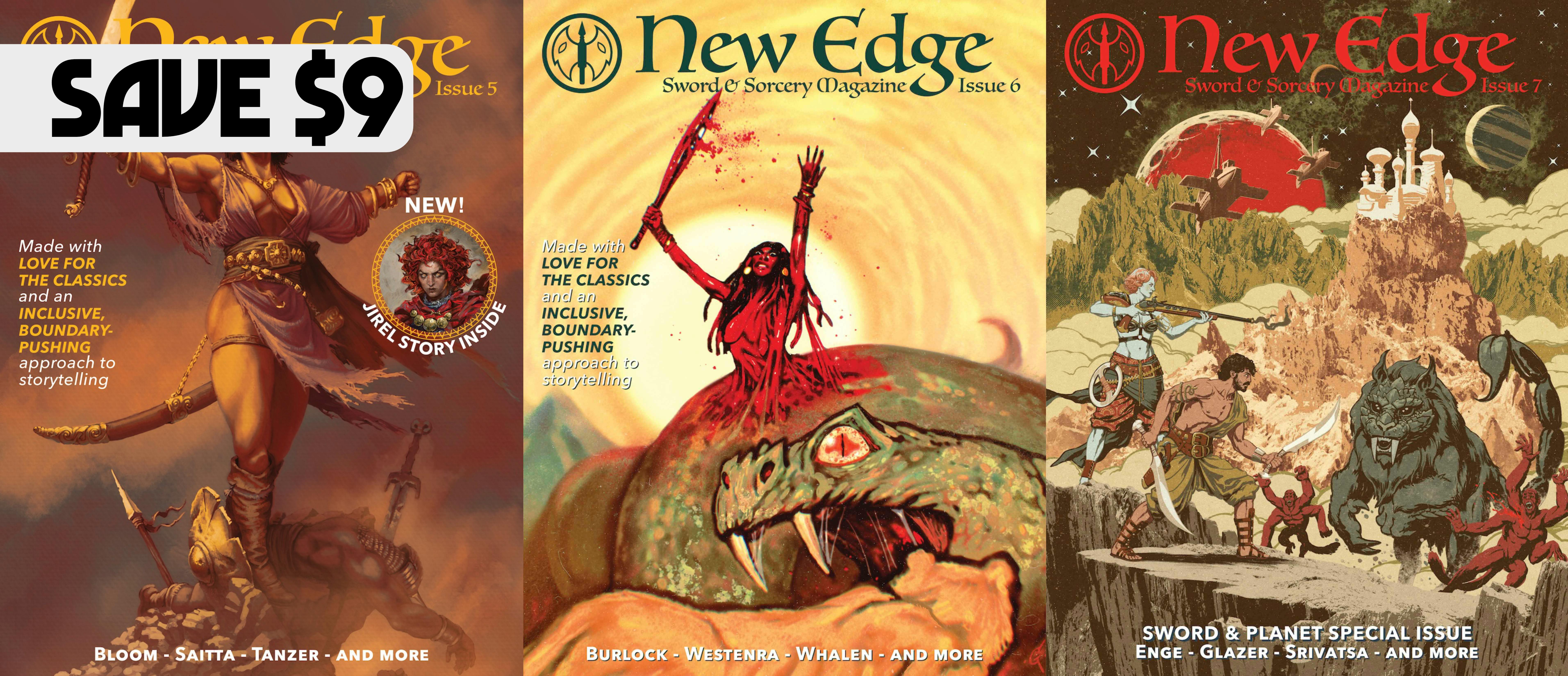 New Edge Sword & Sorcery Issues 5, 6 & 7 (Softcover)