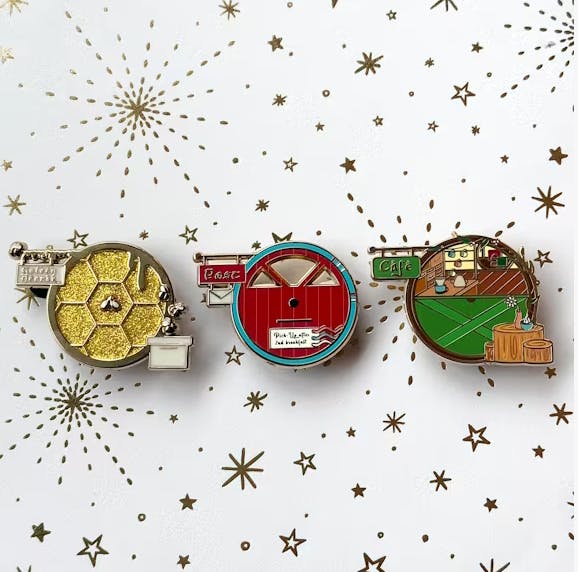 Storefront Door Enamel Pin Bundle 