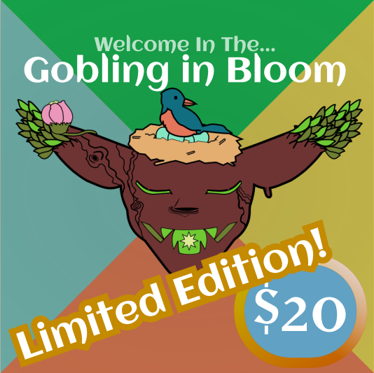 SEASONAL PIN | Gobling in Bloom