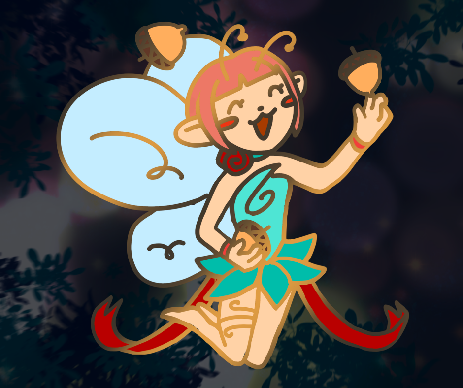 Marie Buttons the Acorn Juggler