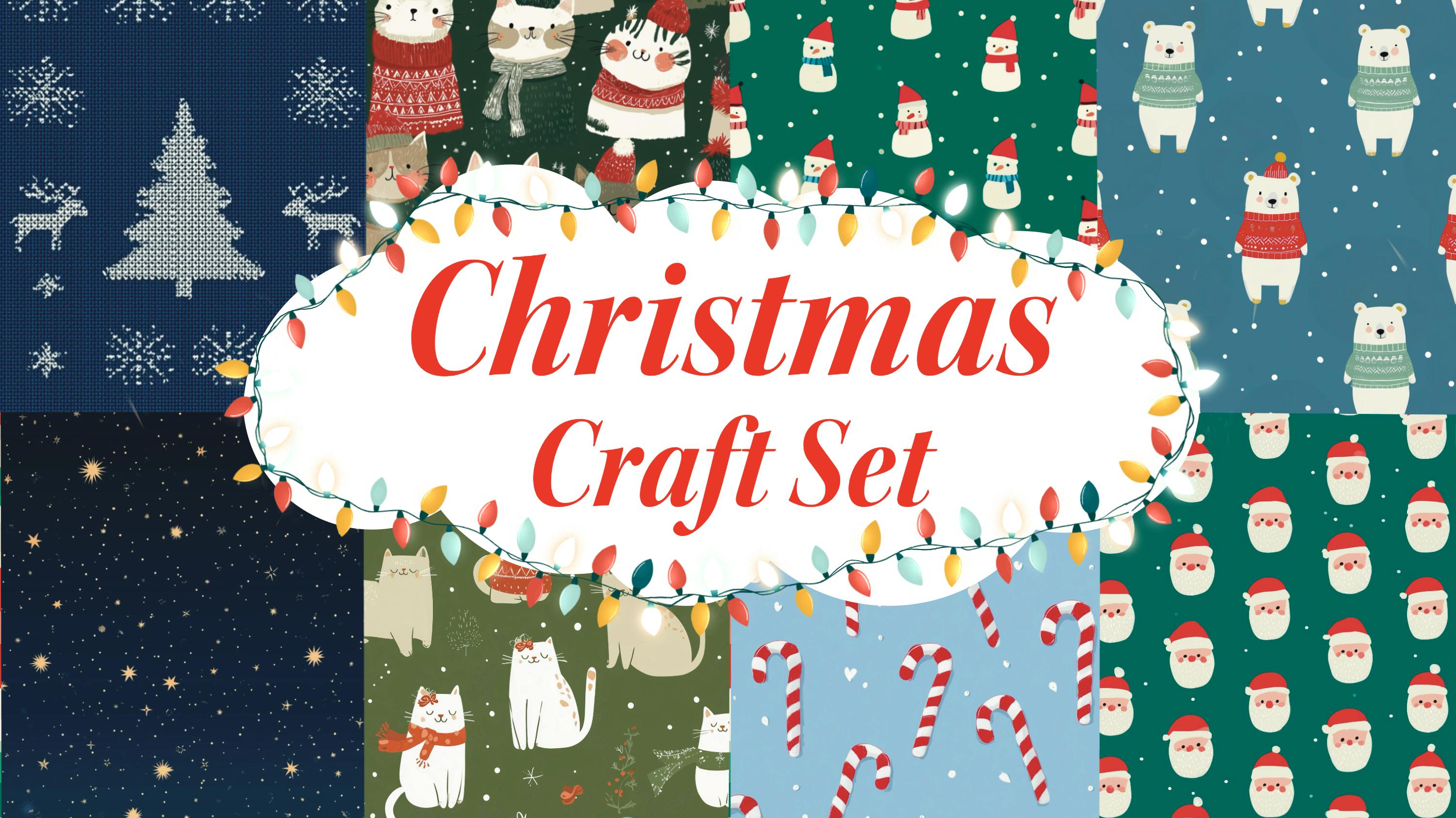 A Holliday Crafting set