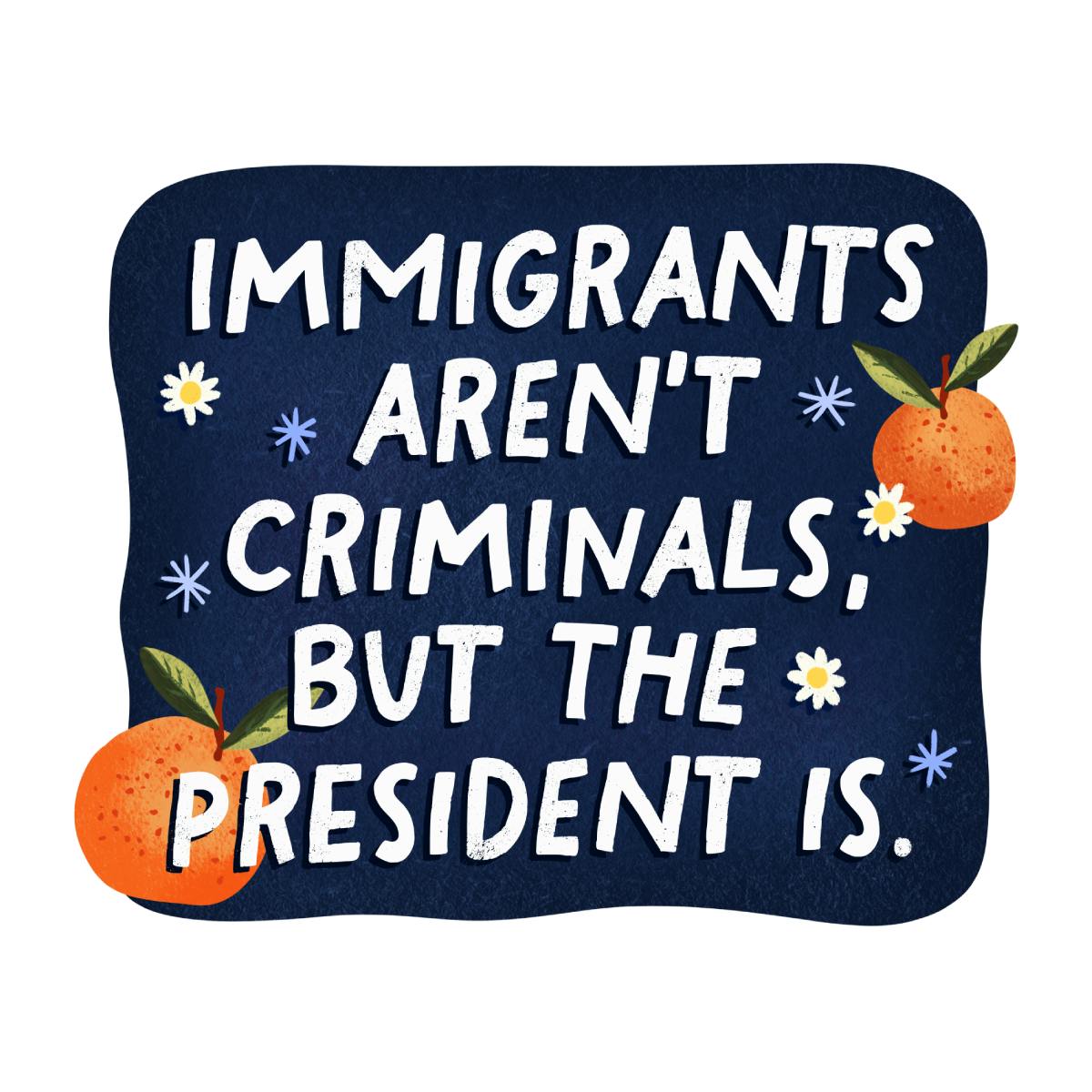 Immigrants Aren't Criminals Sticker