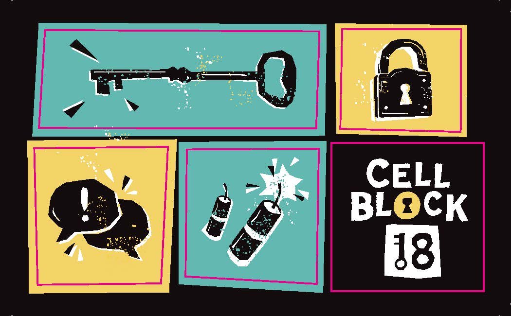 Cell Block 18 Sticker Sheet