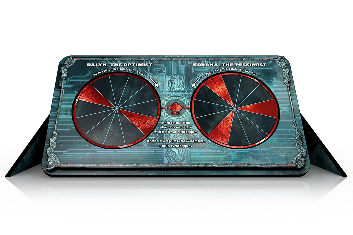 Mockup of the Twin Clocks Timer.
