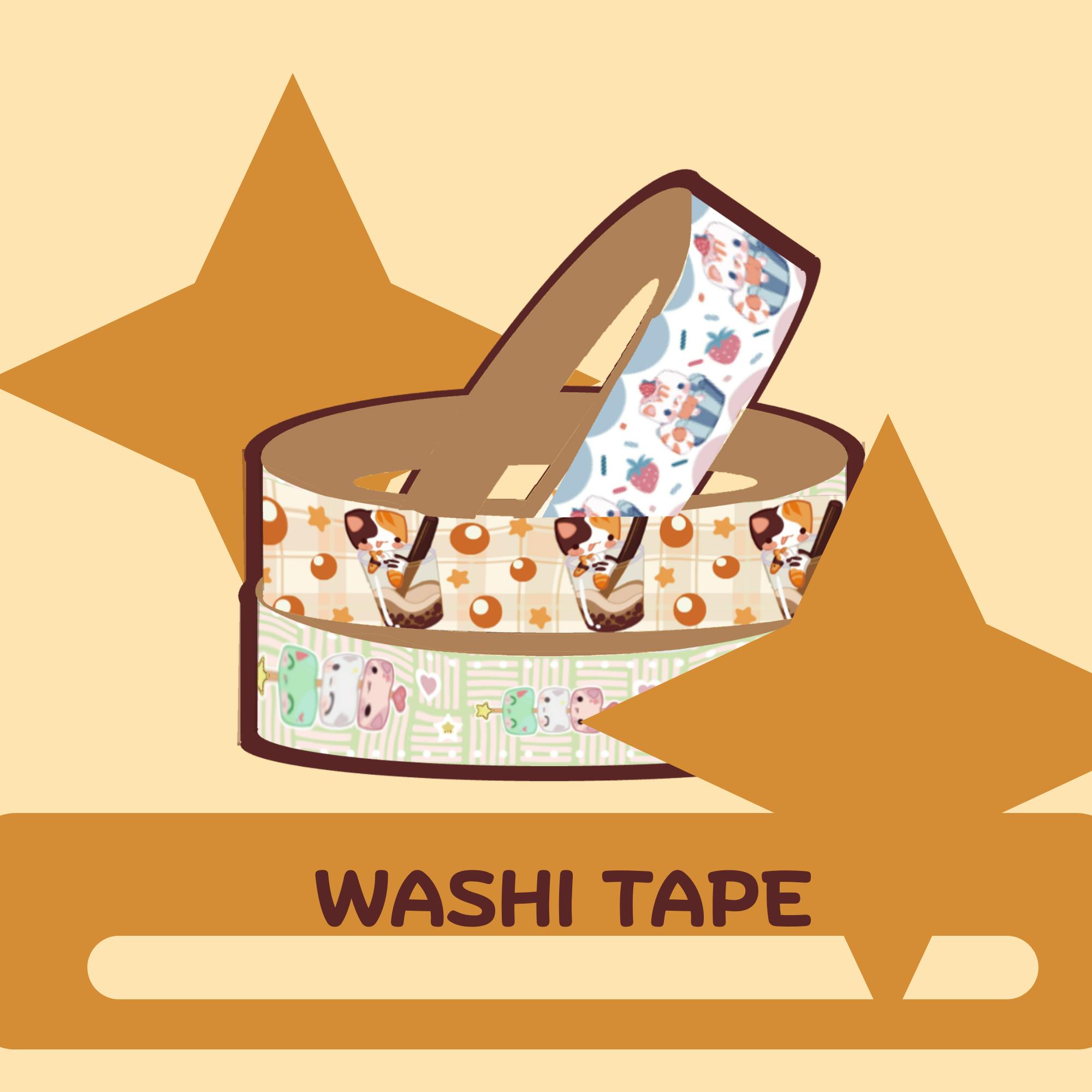 cafe washi tape