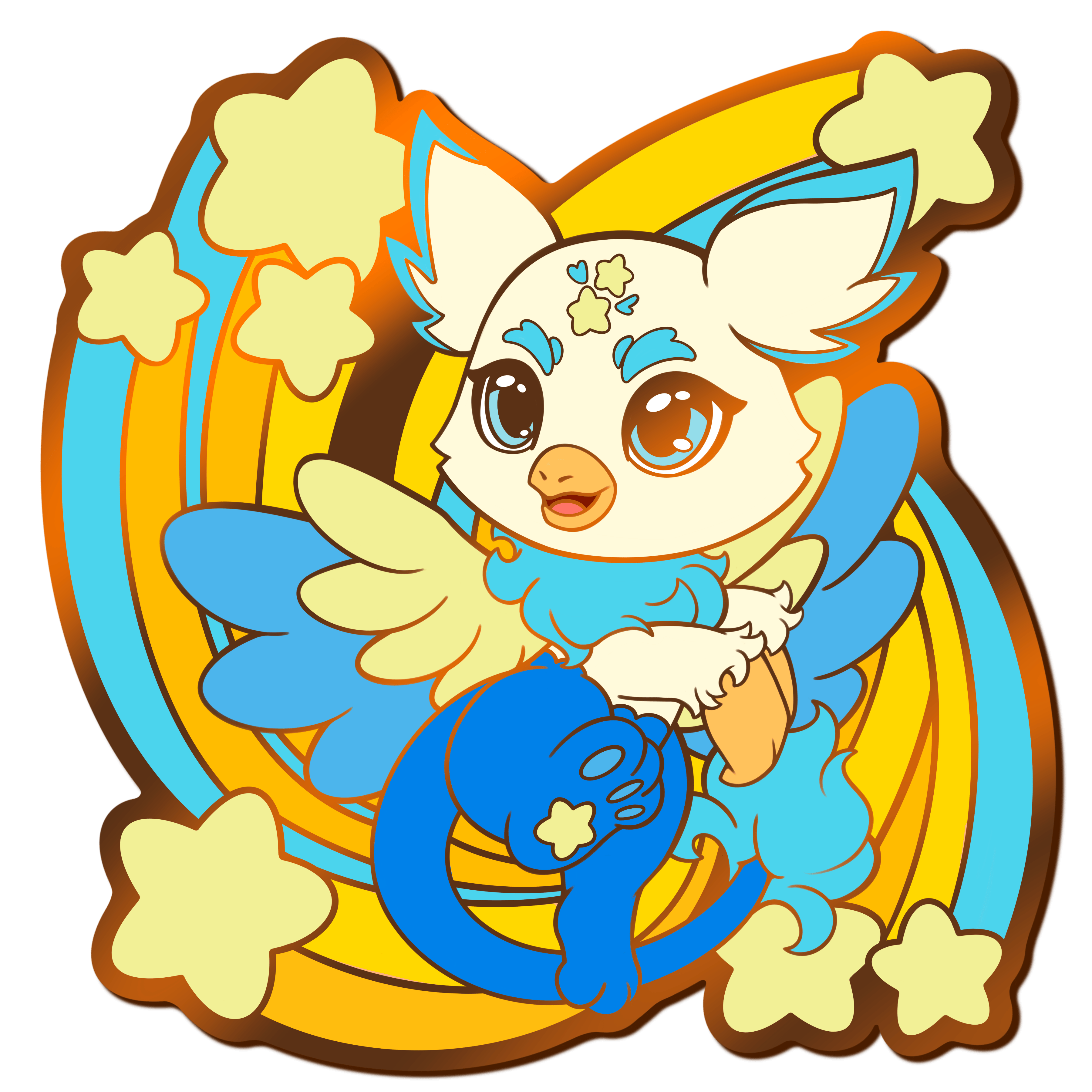 Sweet Snuggle Dreamers Enamel Pin - Luca