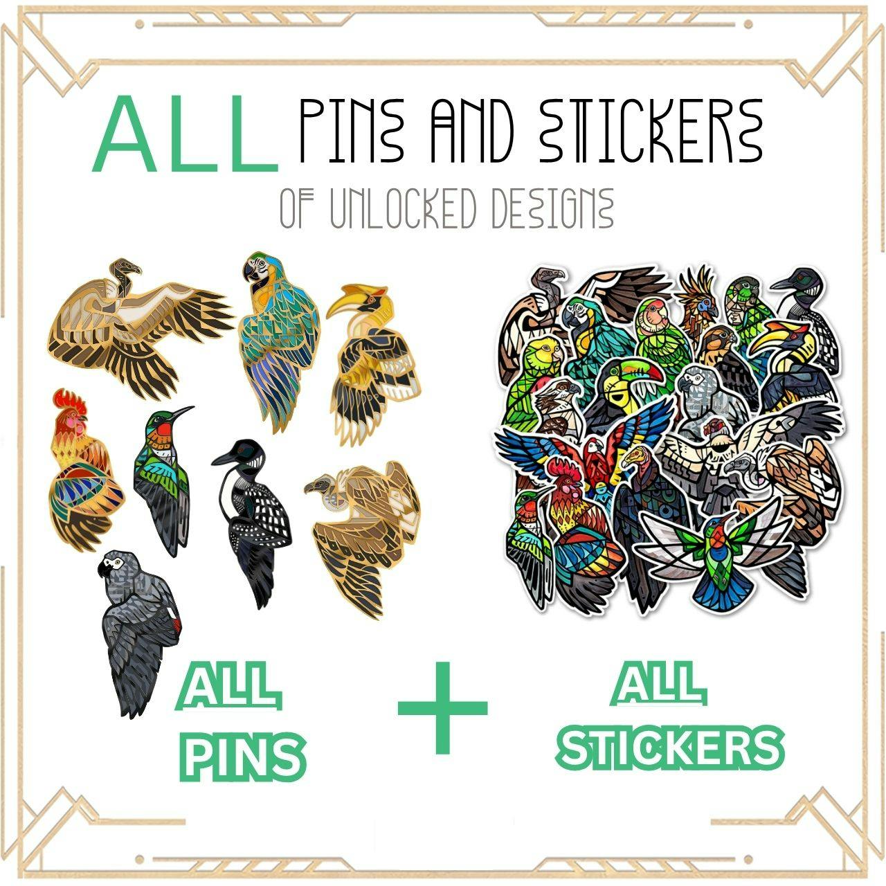 ★ All Pins/Stickers ★