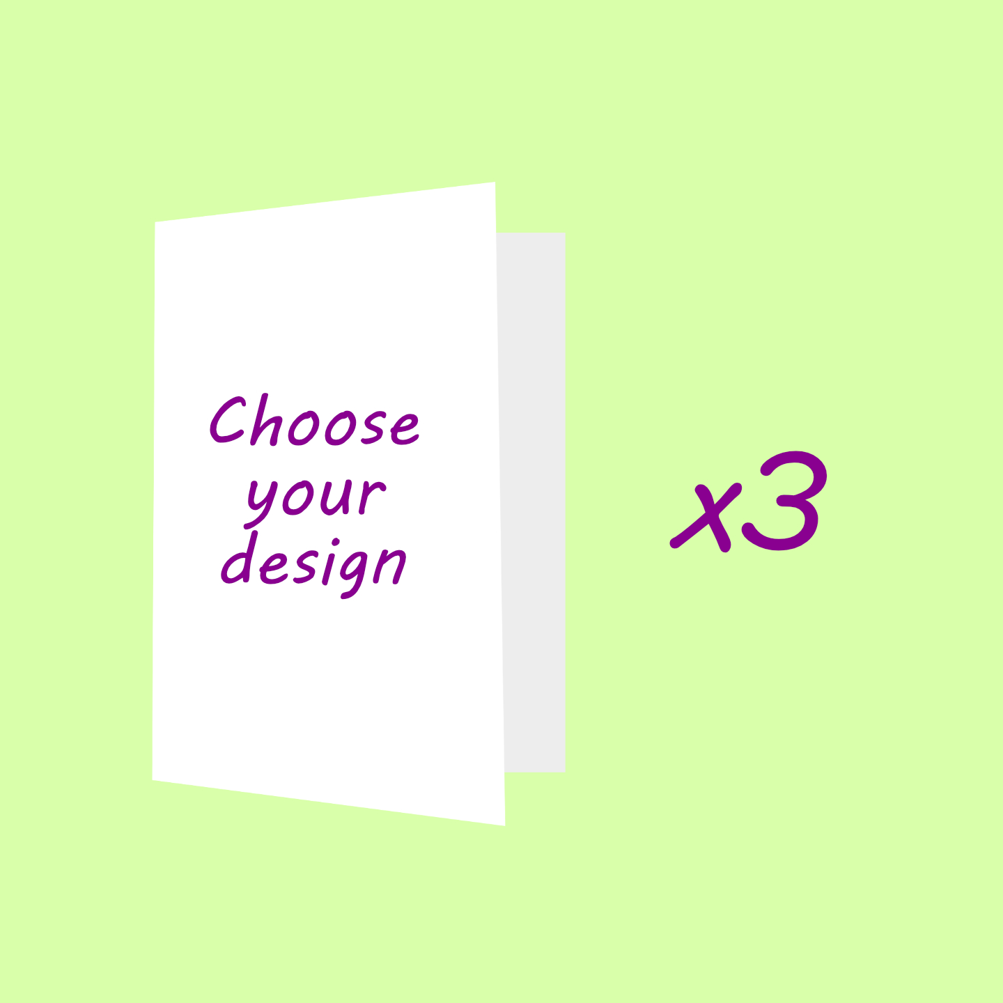 Three Greeting Cards