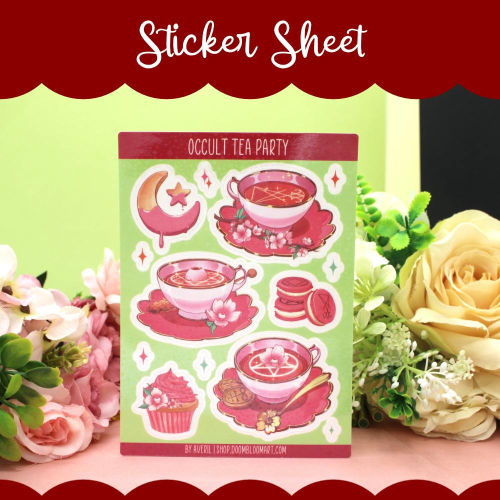 Sticker: Occult Tea Party