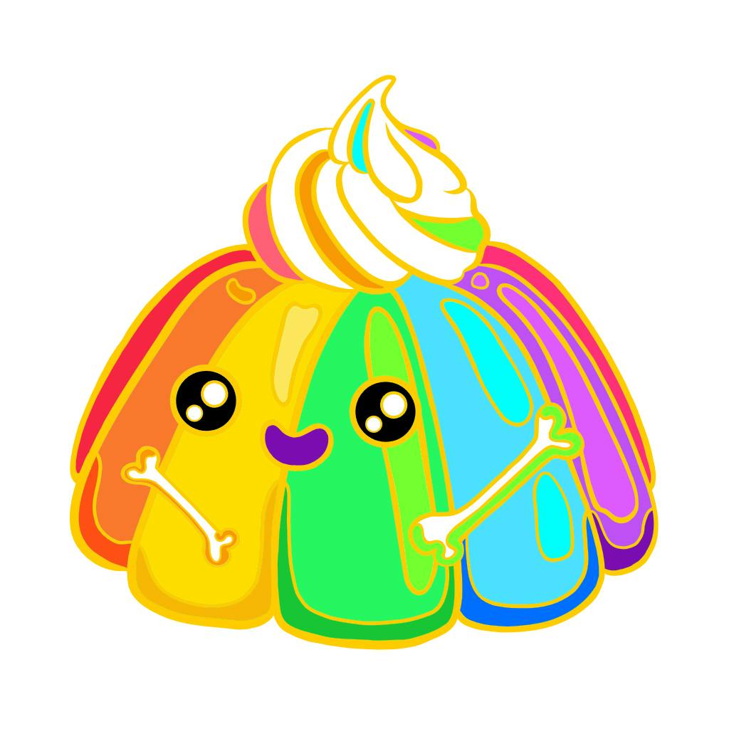 One LARGE Jolly Jelly Pin