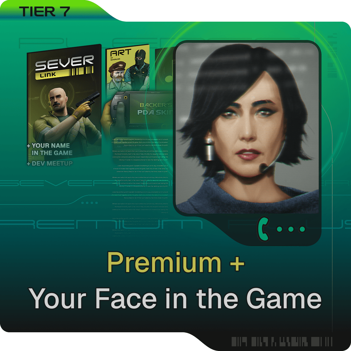 Premium + Your face in the game