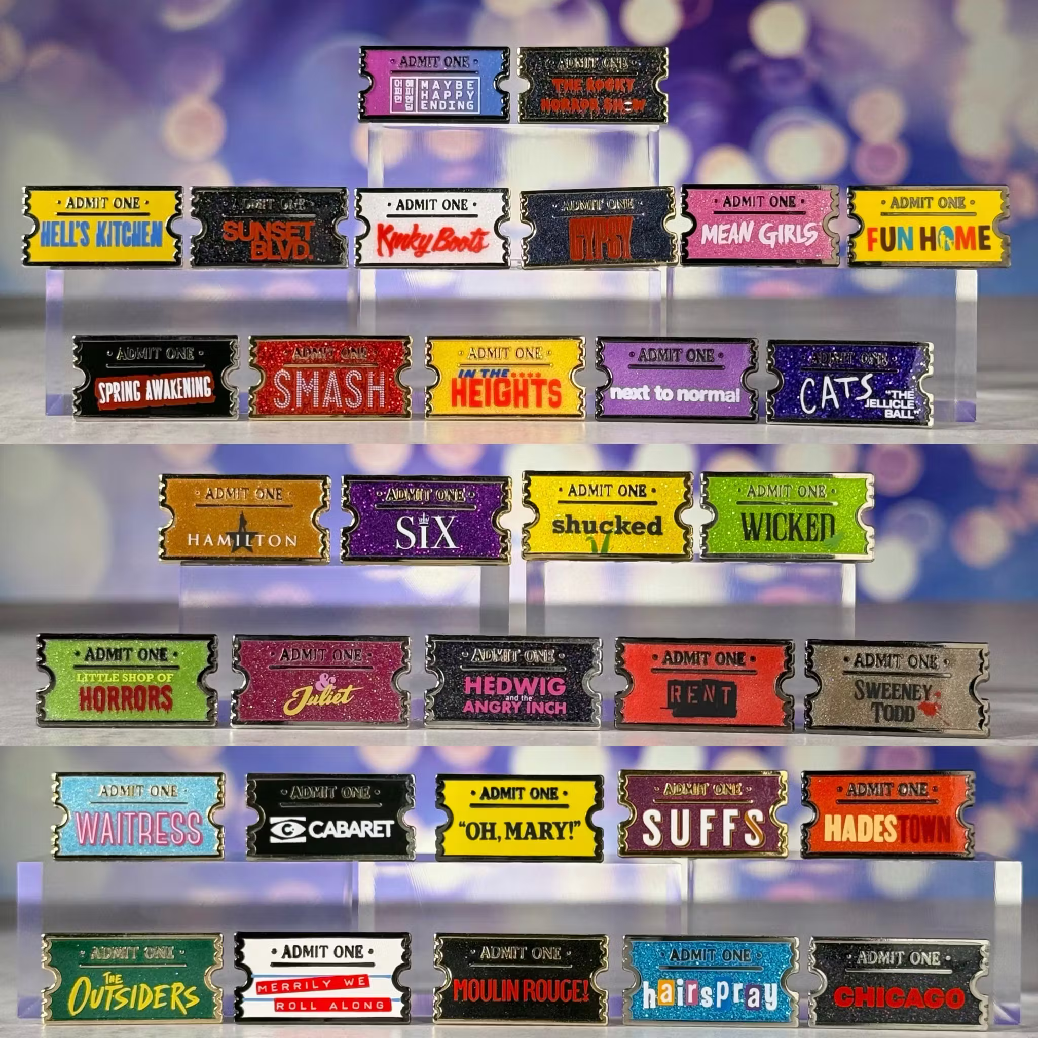 Ticket Pin (Series 1-3)