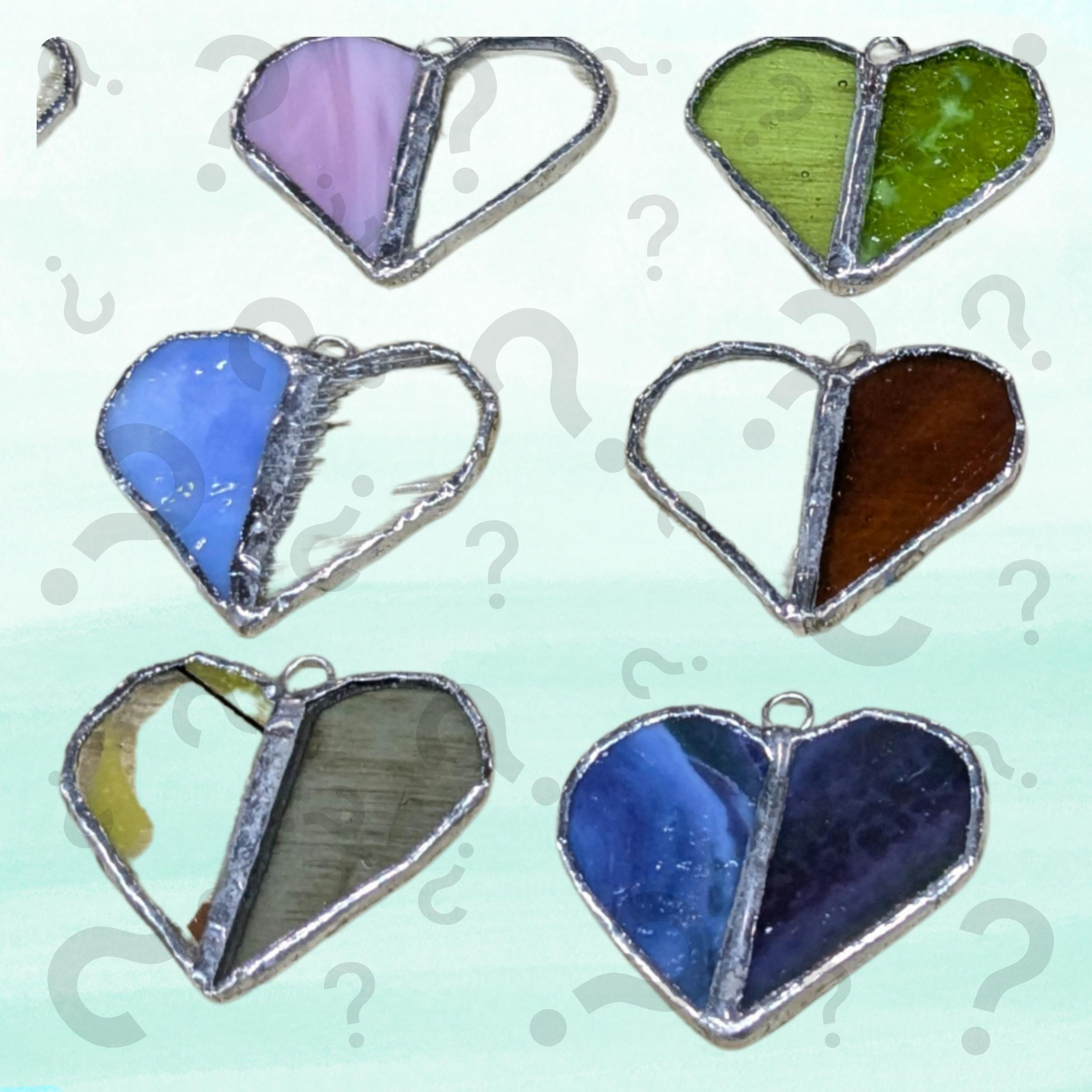 Random Heart Mini Suncatcher