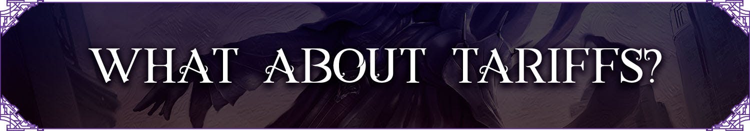 Header: What About Tariffs?