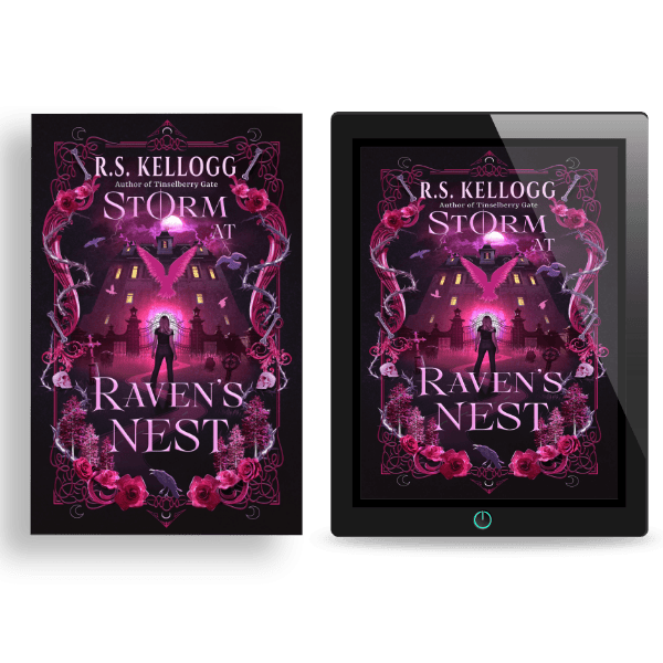 Lakeside Reader – Storm at Raven's Nest Paperback, Ebook, & Digital art pack