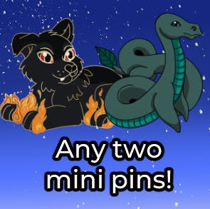 2 Mini Pins