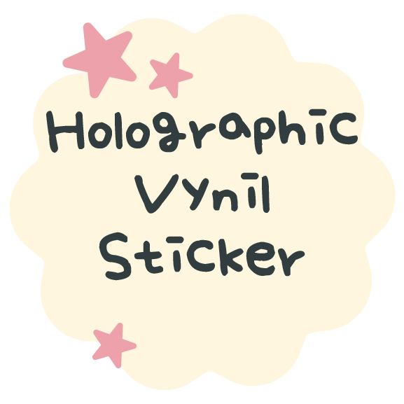 Holographic Vinyl Sticker