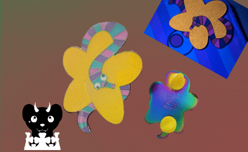 Sherbert 2" Enamel Pin