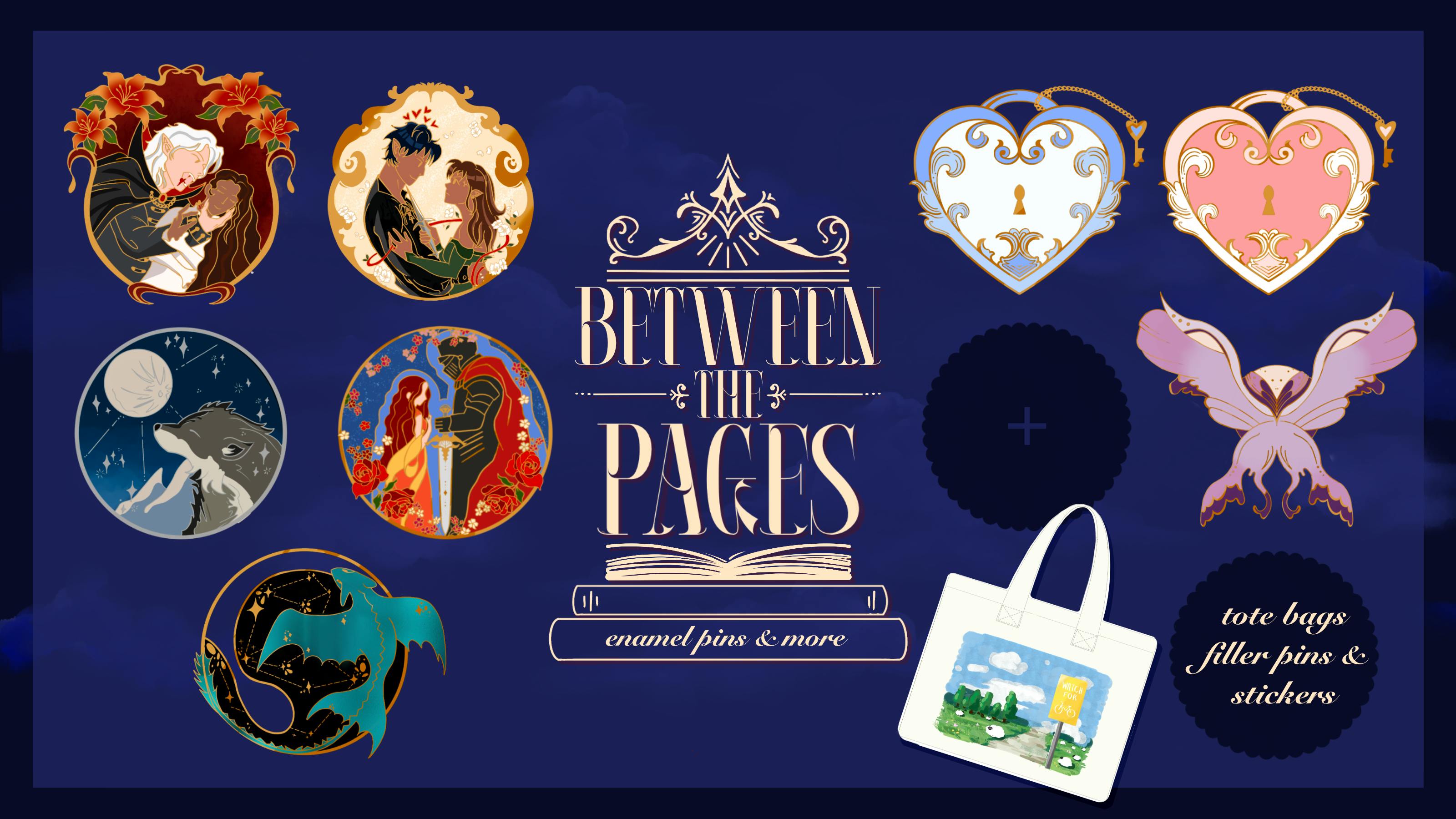 Between the Pages :  A Book Lovers Pin Collection