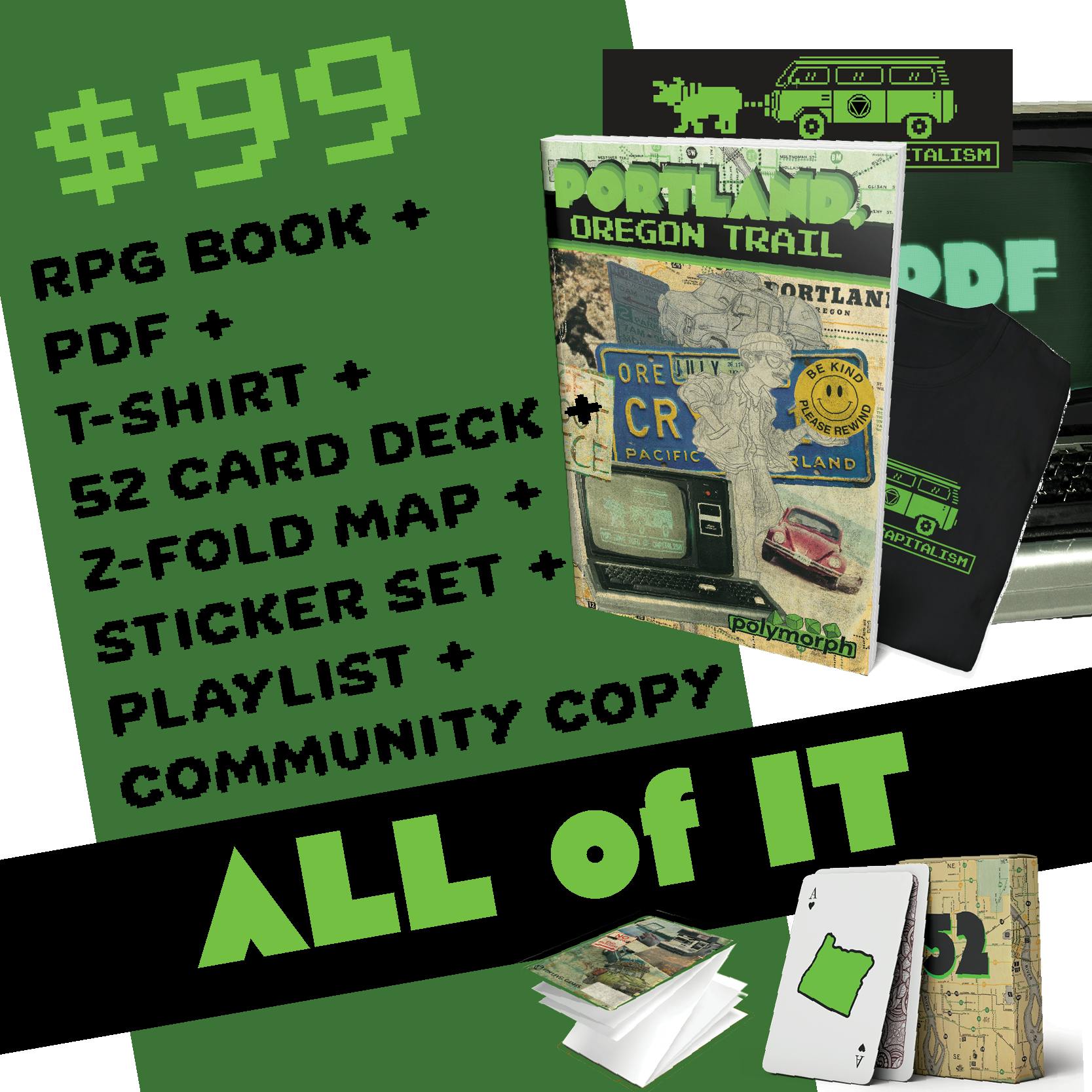 Portland Oregon Trail Deluxe Pack