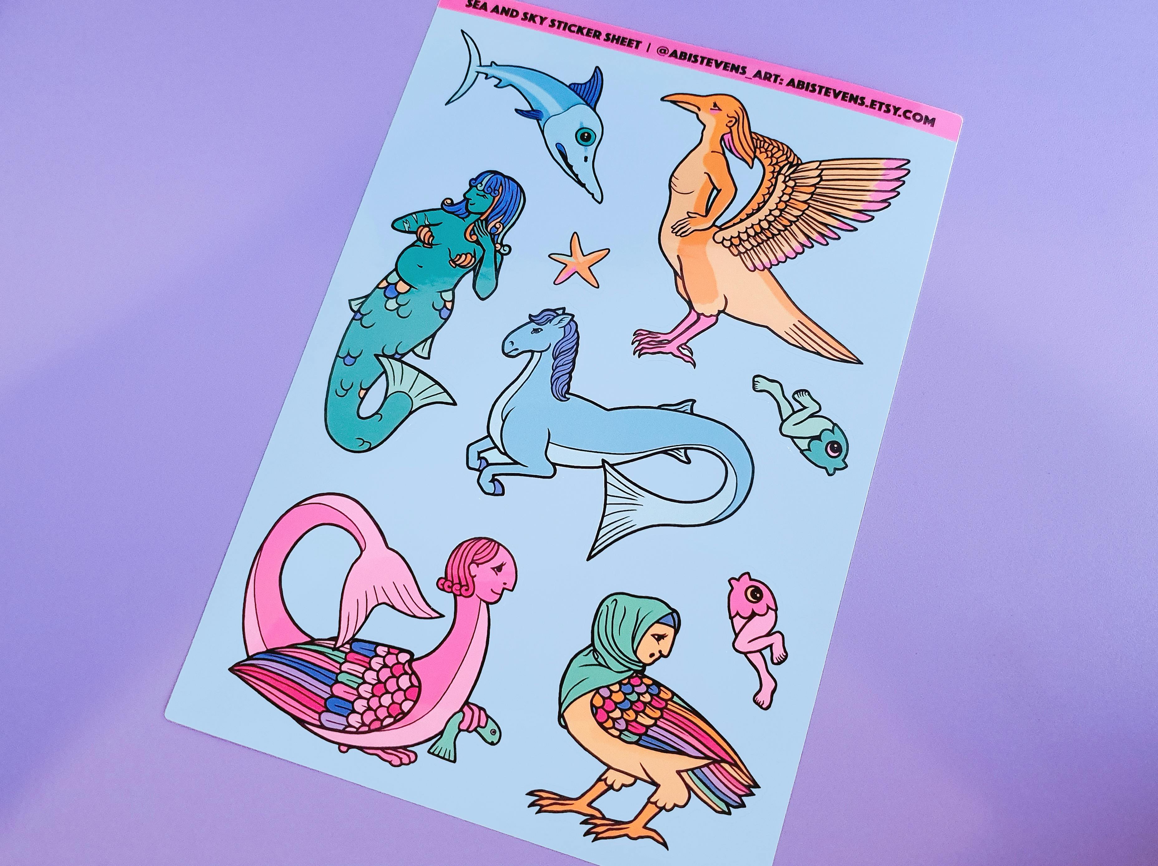 Sea & Sky Sticker Sheet