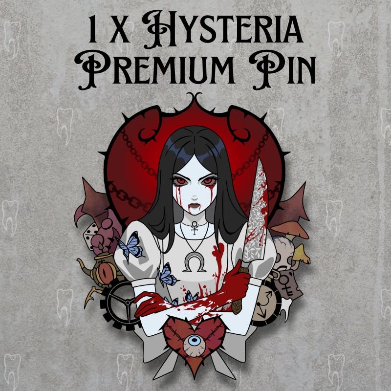 1x 'Hysteria' Premium Pin