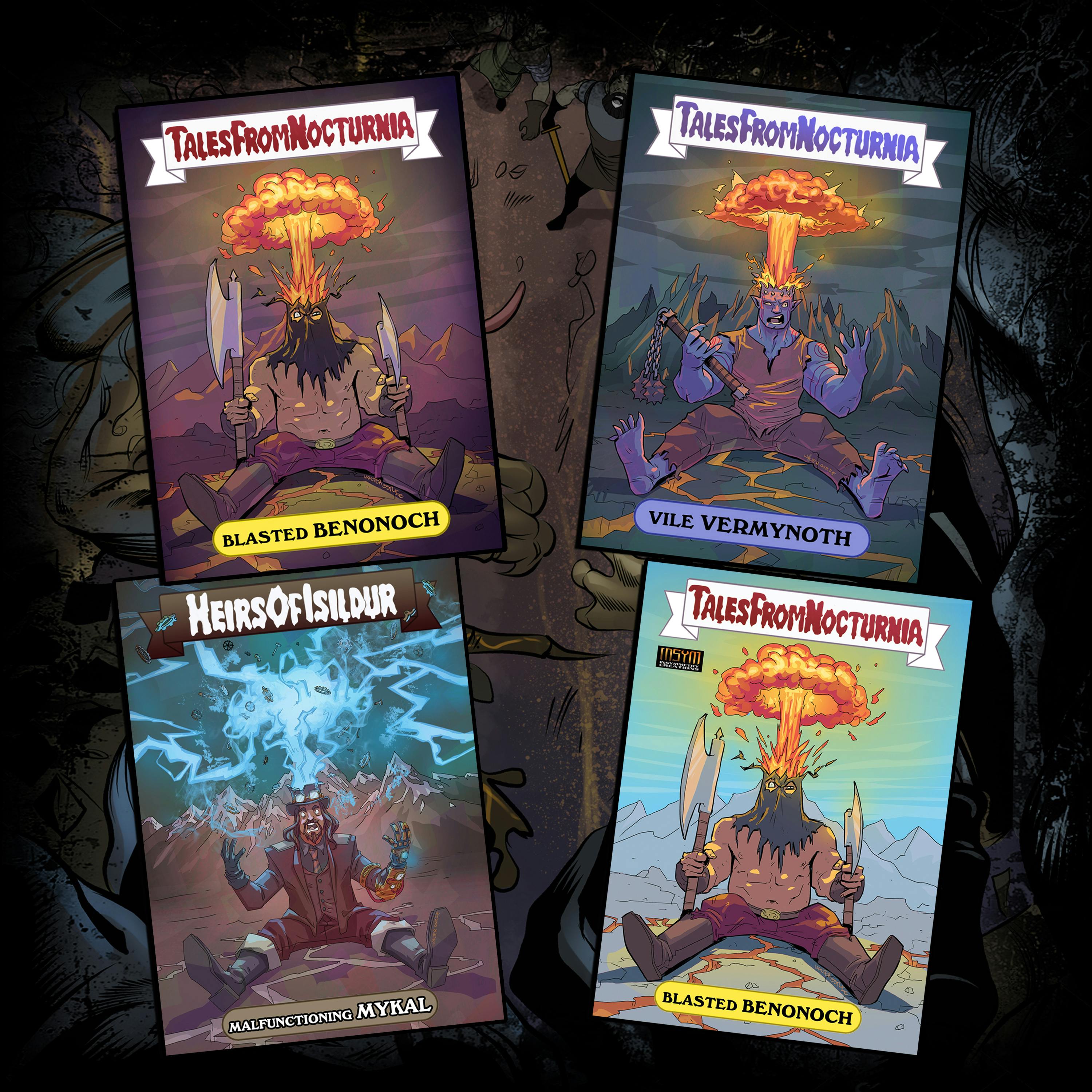 TRADING CARDS Garbage Pail Kid Homage SET (4 Pack)