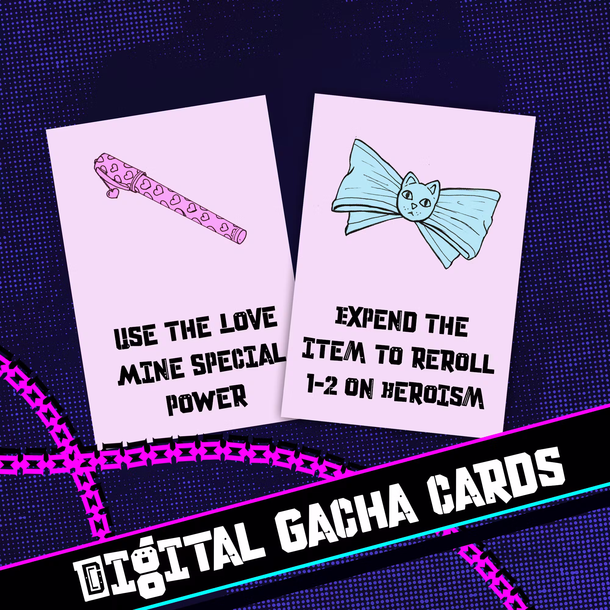 Digital Gacha Cards