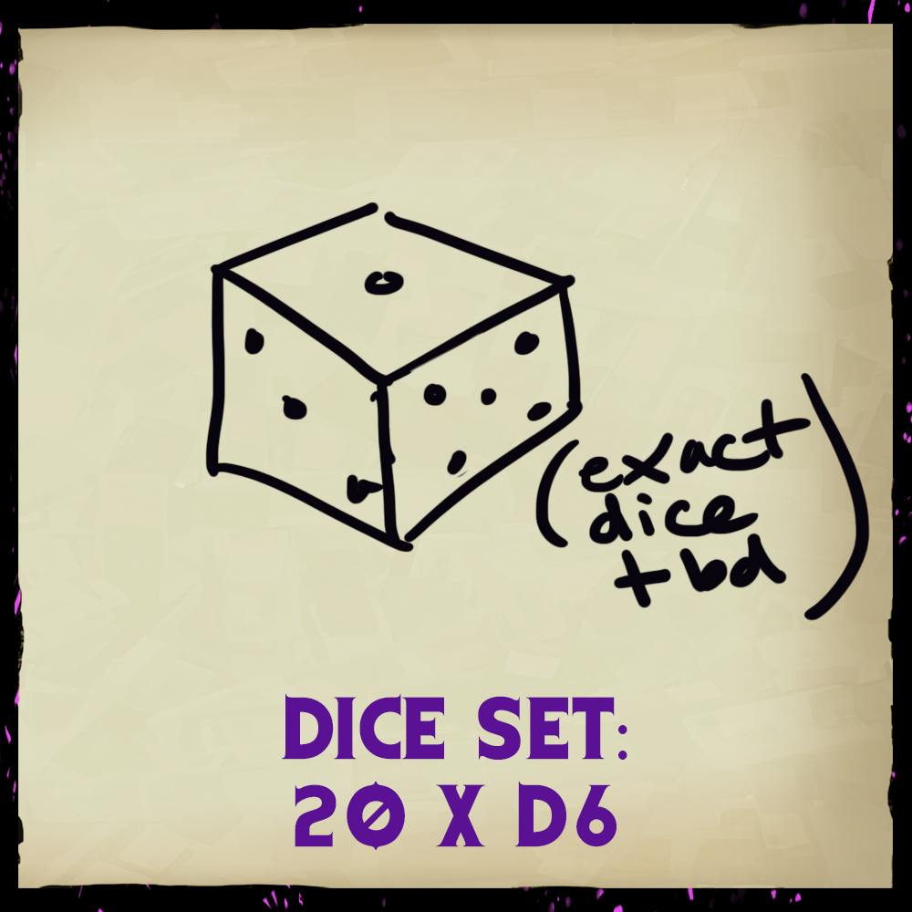 SotD Dice Set - 20x D6