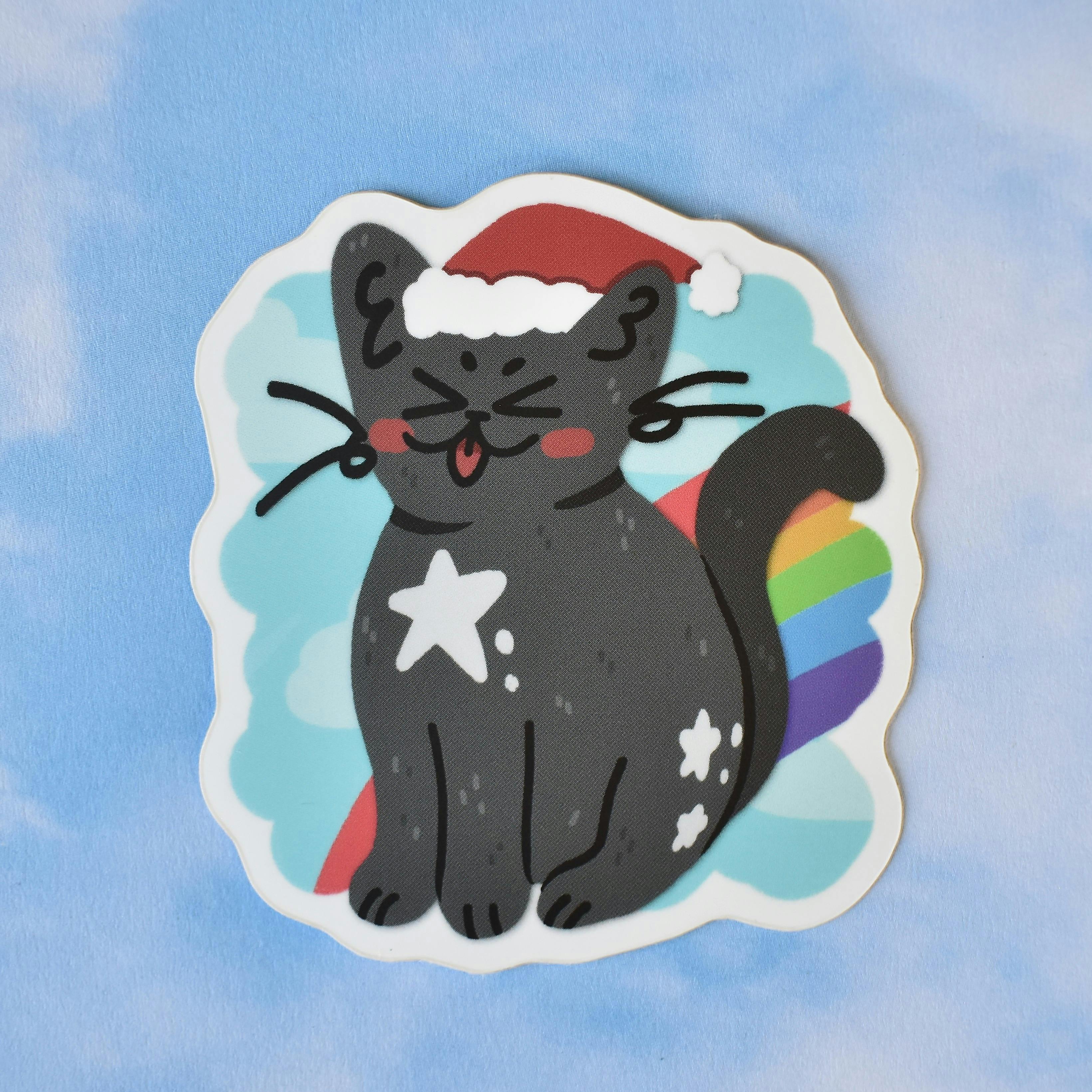 Santa Paws Sticker