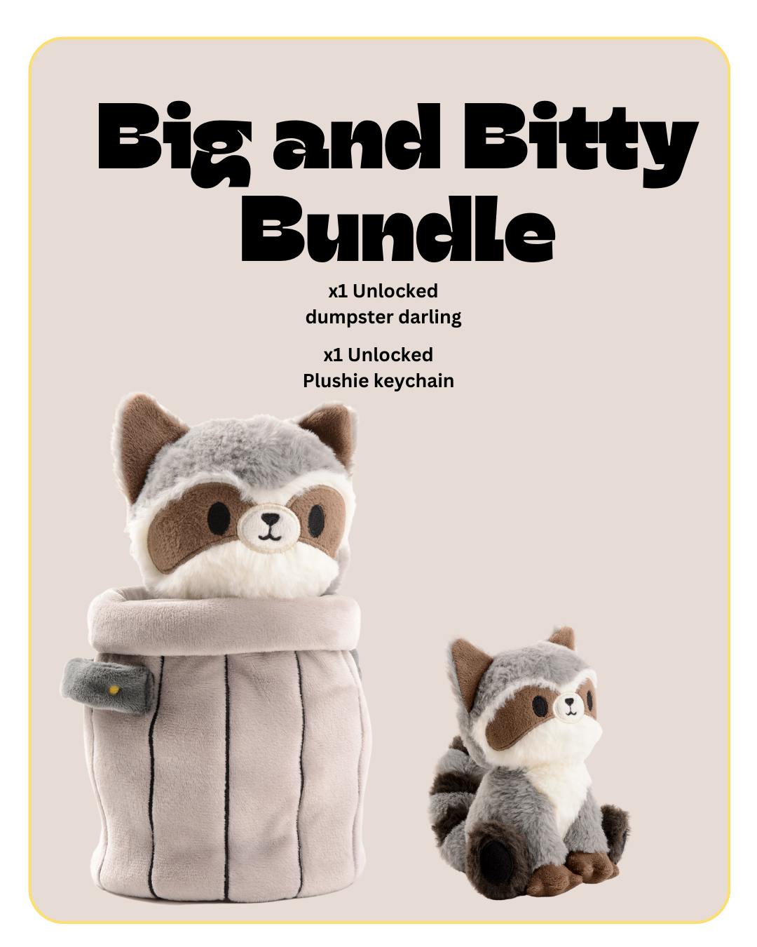 Big and Bitty Plushie Bundle