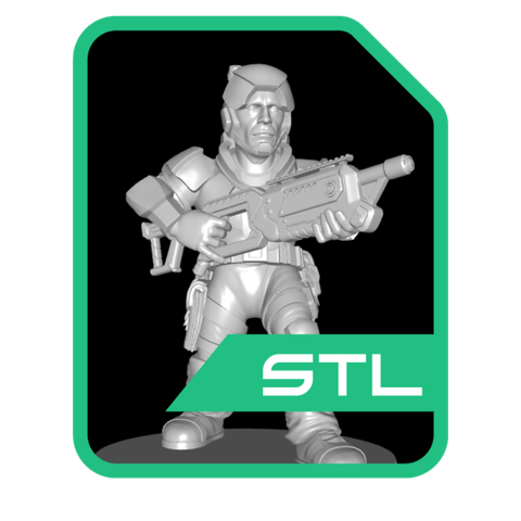Army Squad Miniatures STLs